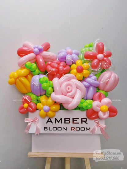 Bảng hoa bong bóng trang trí - Amber Bloon Room